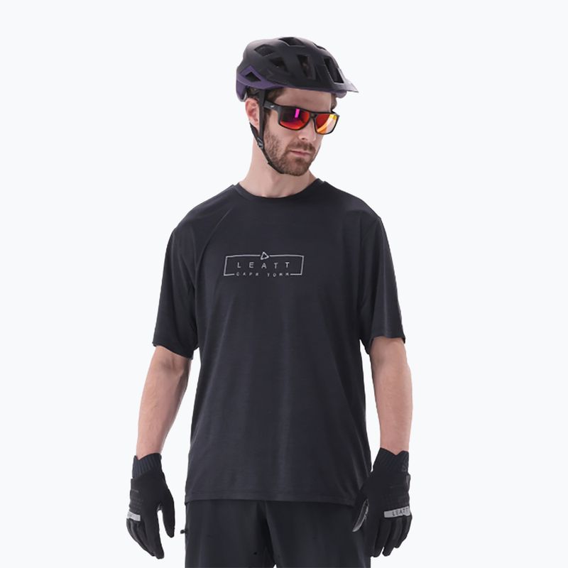 Tricou de ciclism pentru bărbați Leatt MTB Trail 1.0 black