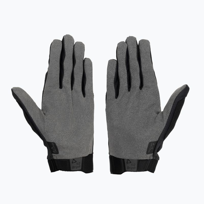 Mănuși de ciclism pentru bărbați Leatt MTB 1.0 GripR stealth 3