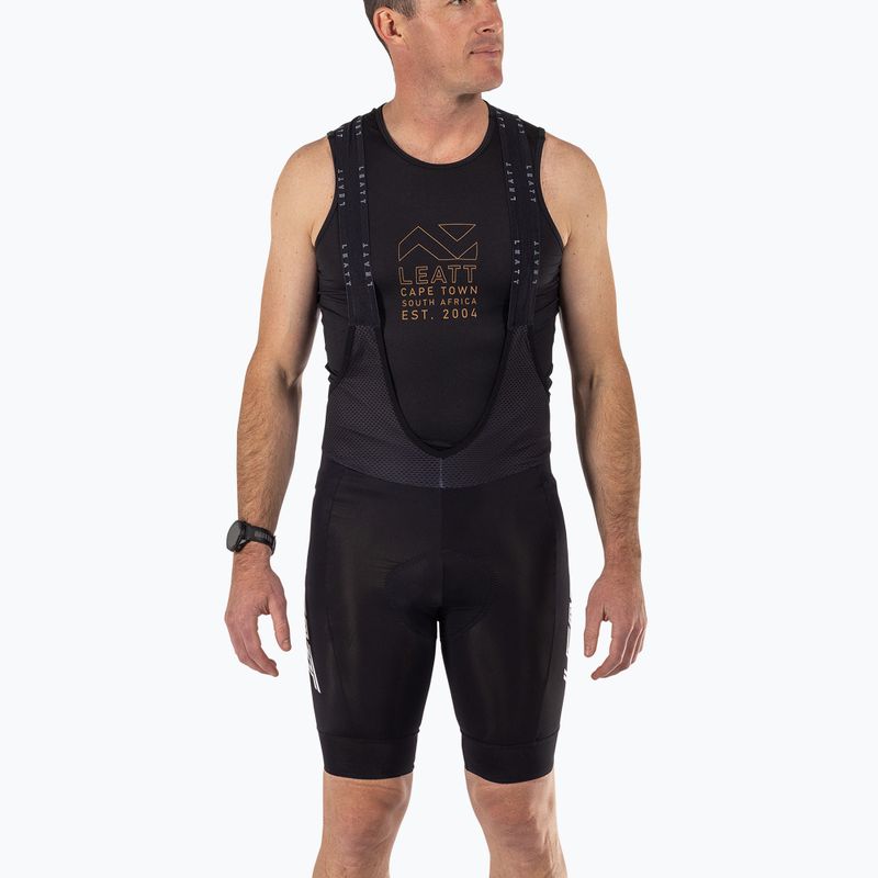 Pantaloni scurți de ciclism pentru bărbați Leatt MTB Endurance 6.0 Bib black