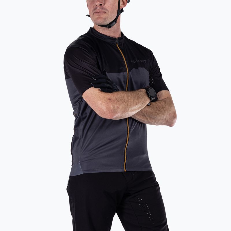 Bărbați Leatt MTB Trail 3.0 ciclism tricou negru 4
