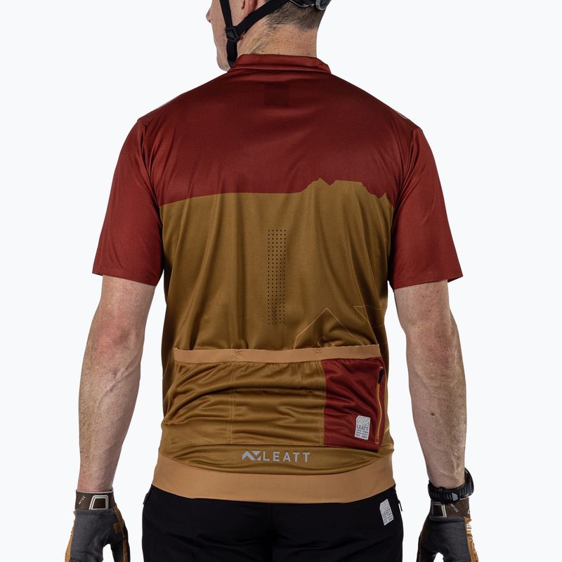 Bărbați Leatt MTB Trail 3.0 lava tricou de biciclete 2