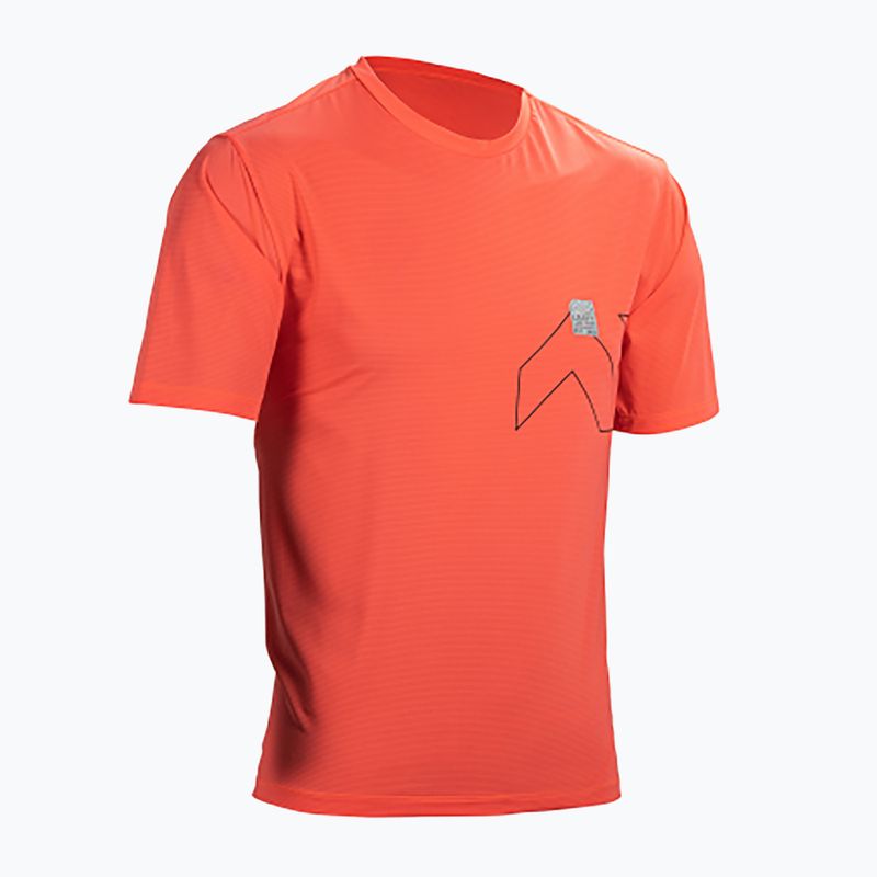 Bărbați Leatt MTB Trail 1.0 X-Flow ciclism tricou neon 4