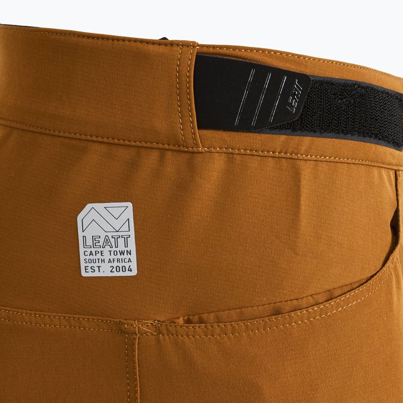 Pantaloni de ciclism Leatt MTB Trail 2.0 peanut pentru bărbați 4