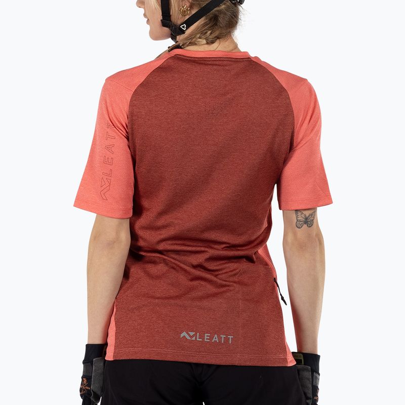 Bărbați Leatt MTB Trail 2.0 W ciclism tricou coral 4