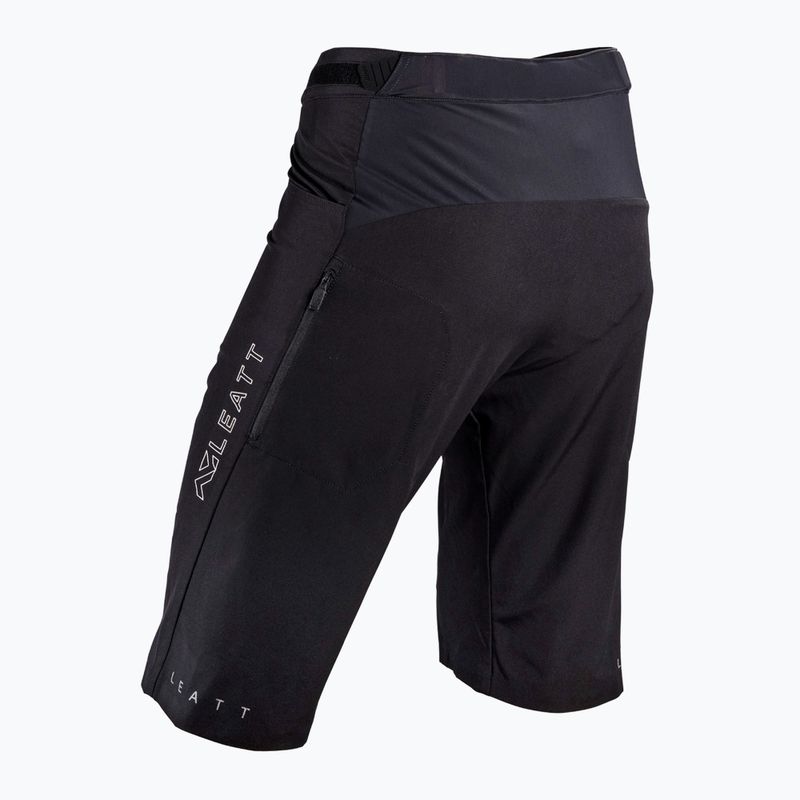 Pantaloni scurți de ciclism Leatt MTB Trail 2.0 W negru pentru femei 8