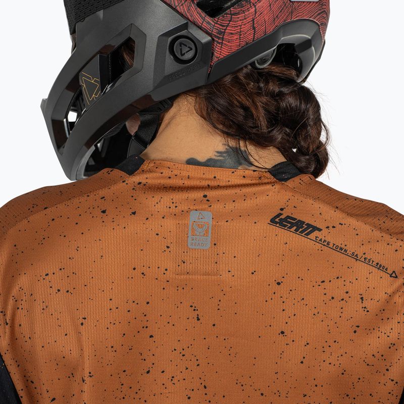 Tricou de ciclism Leatt MTB Enduro 3.0 W rust pentru femei 3