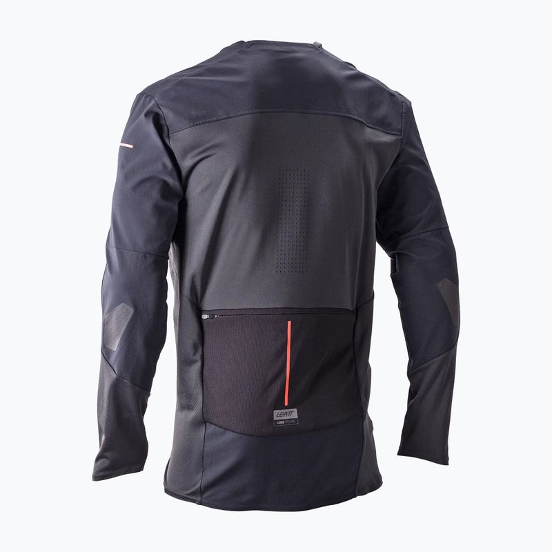 Longsleeve de ciclism pentru bărbați Leatt MTB Trail 6.0 Cargo 5026052202 ghost black 2