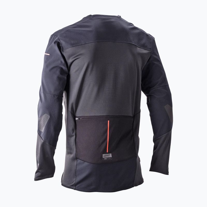 Longsleeve de ciclism pentru bărbați Leatt MTB Trail 6.0 Cargo ghost black 2
