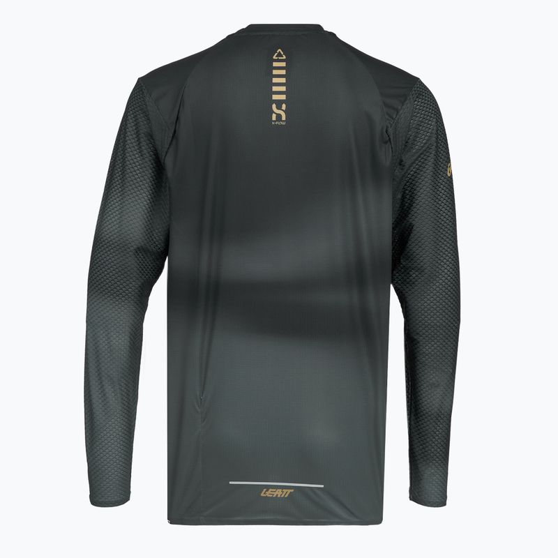Longsleeve de ciclism pentru bărbați Leatt MTB Trail 3.0 ghost black 2