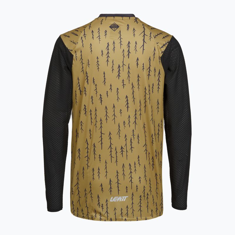 Longsleeve de ciclism pentru bărbați Leatt MTB Trail 3.0 trails brown 2