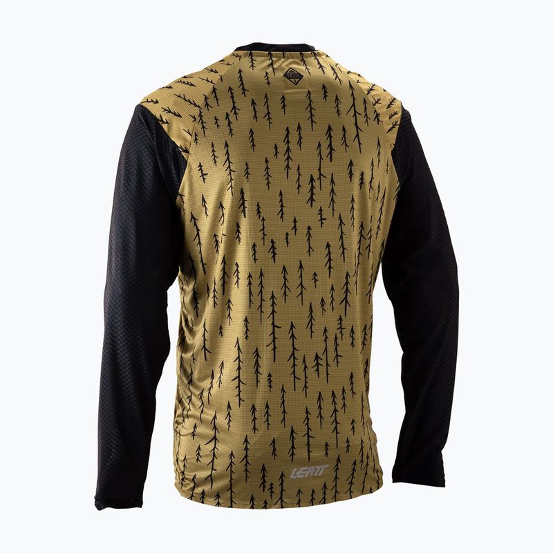 Longsleeve de ciclism pentru bărbați Leatt MTB Trail 3.0 trails brown 2