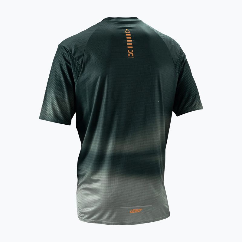 Tricou de ciclism pentru bărbați Leatt MTB Trail 3.0 spruce green 2