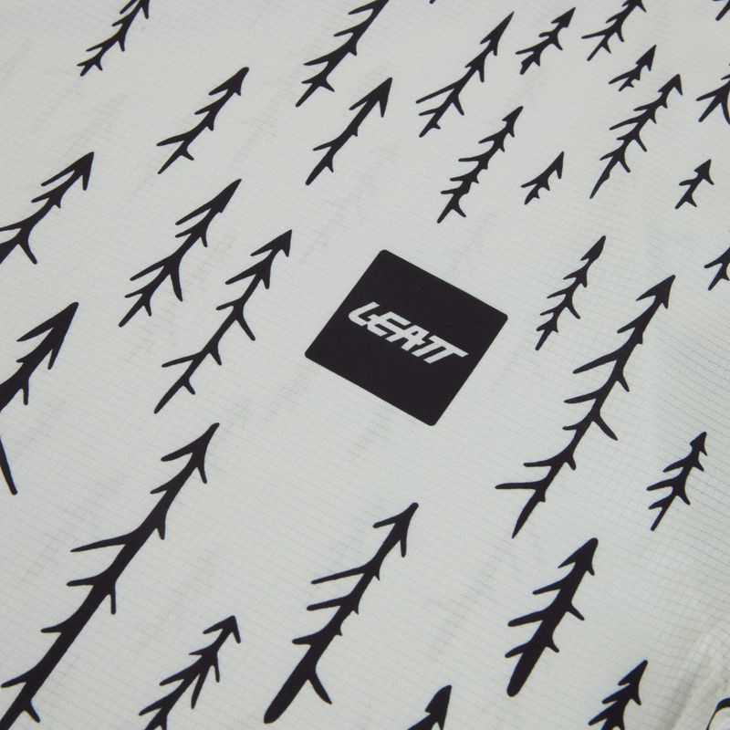 Tricou de ciclism pentru bărbați Leatt MTB Trail 3.0 trails white 3