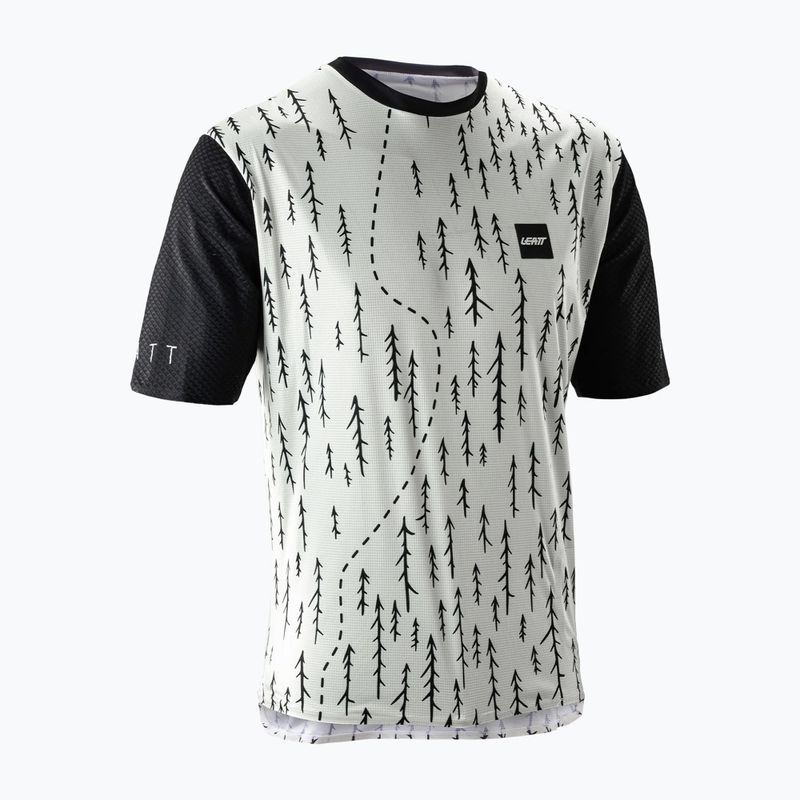 Tricou de ciclism pentru bărbați Leatt MTB Trail 3.0 trails white 5