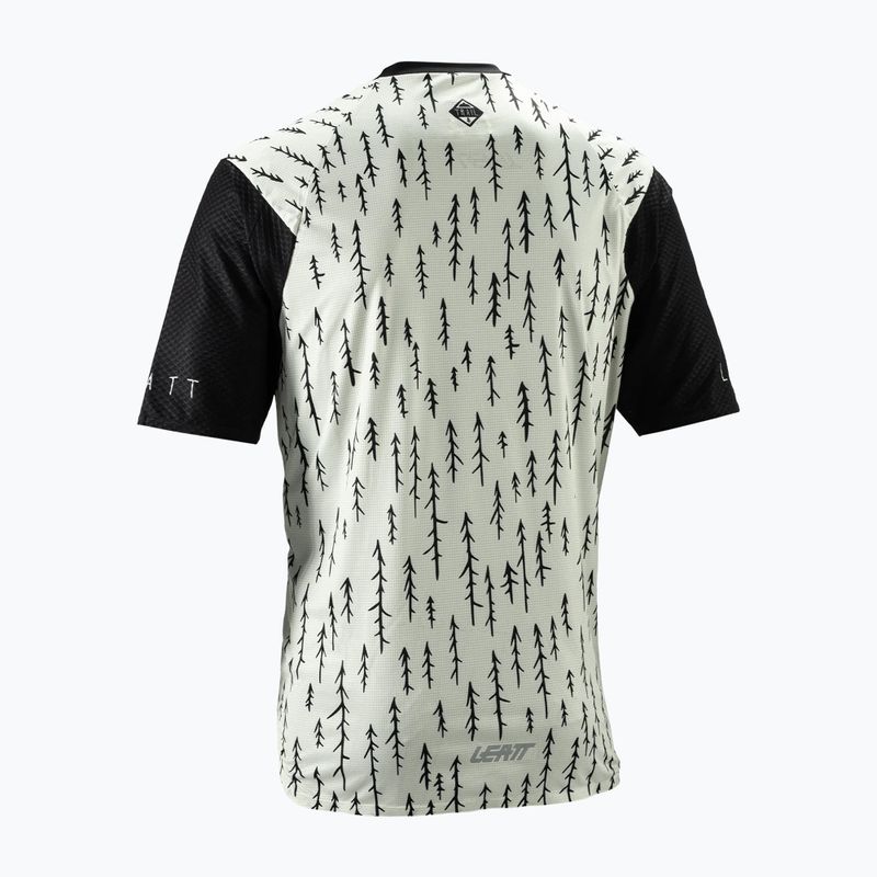 Tricou de ciclism pentru bărbați Leatt MTB Trail 3.0 trails white 6