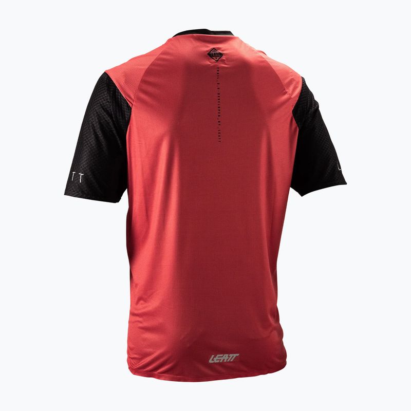 Tricou de ciclism pentru bărbați Leatt MTB Trail 3.0 dusty red 2