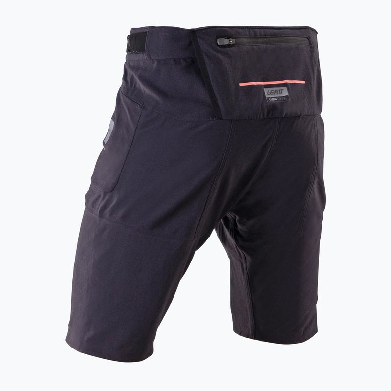Pantaloni scurți de ciclism pentru bărbați Leatt MTB Trail 6.0 Cargo ghost black 2