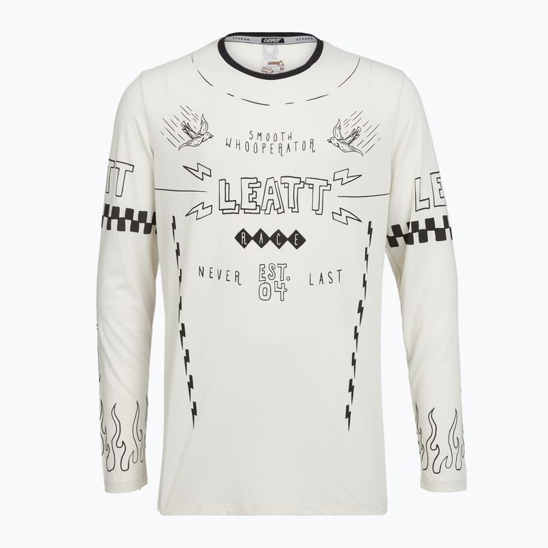 Longsleeve de ciclism pentru bărbați Leatt MTB Gravity 3.0 cream white