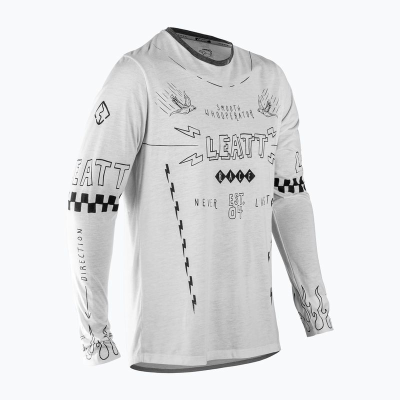 Longsleeve de ciclism pentru bărbați Leatt MTB Gravity 3.0 cream white 6