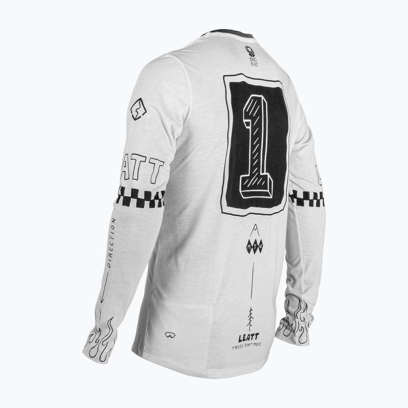 Longsleeve de ciclism pentru bărbați Leatt MTB Gravity 3.0 cream white 7
