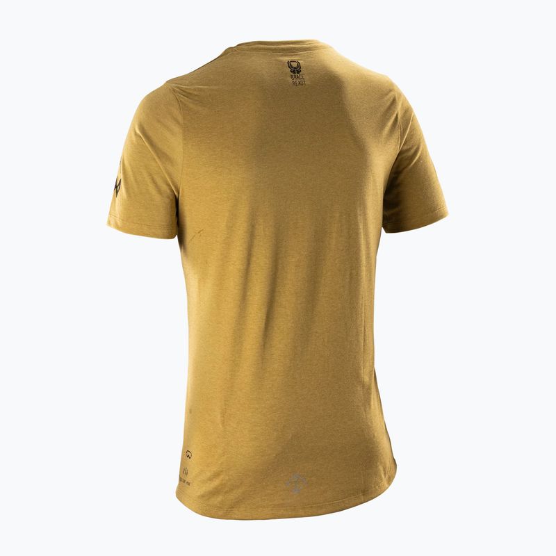Tricou de ciclism pentru bărbați Leatt MTB Gravity 3.0 brass brown 2