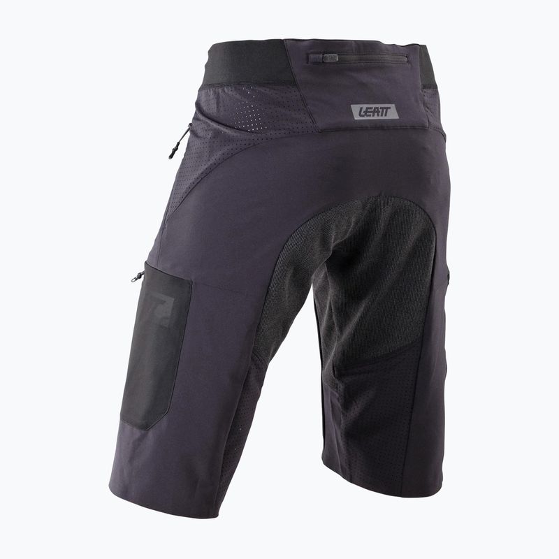 Pantaloni scurți de ciclism pentru bărbați Leatt MTB Gravity 2.0 ghost black 2