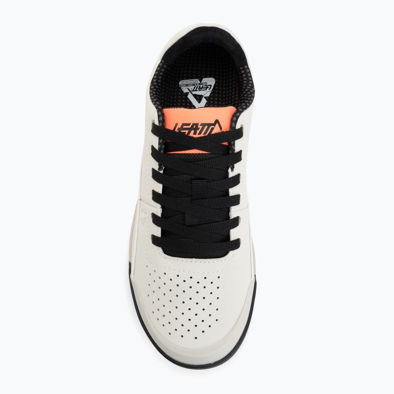 Încălțăminte de ciclism platformă pentru bărbați Leatt Flat 2.0 cream white 5