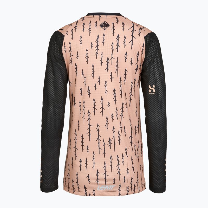 Longsleeve de ciclism pentru femei Leatt MTB Trail 3.0 trails pink 2