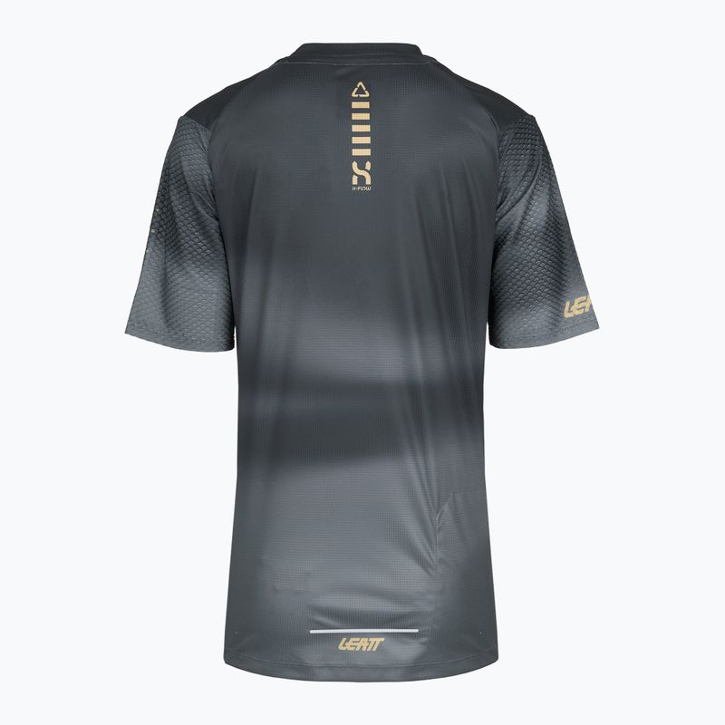 Tricou de ciclism pentru femei Leatt MTB Trail 3.0 ghost black 2