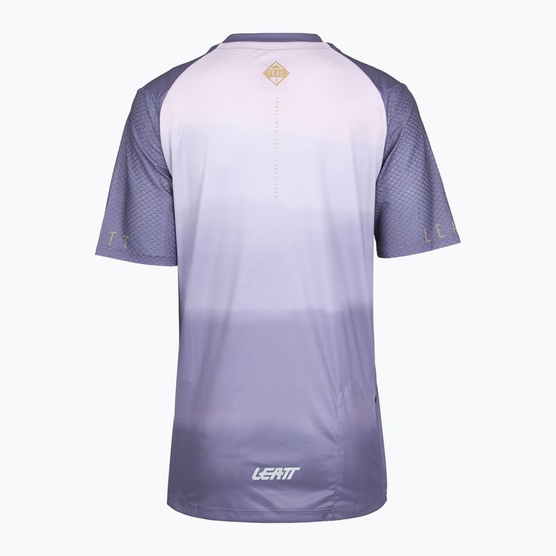 Tricou de ciclism pentru femei Leatt MTB Trail 3.0 cosmic blue 2
