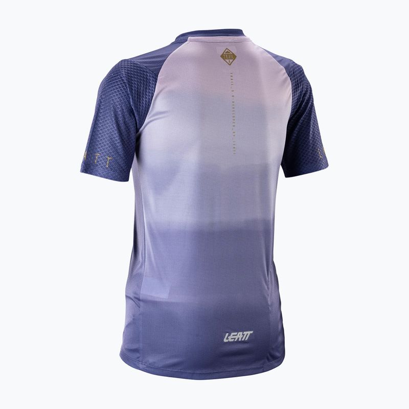 Tricou de ciclism pentru femei Leatt MTB Trail 3.0 cosmic blue 2