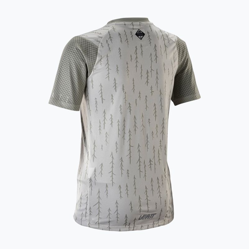 Tricou de ciclism pentru femei Leatt MTB Trail 3.0 trails white 2