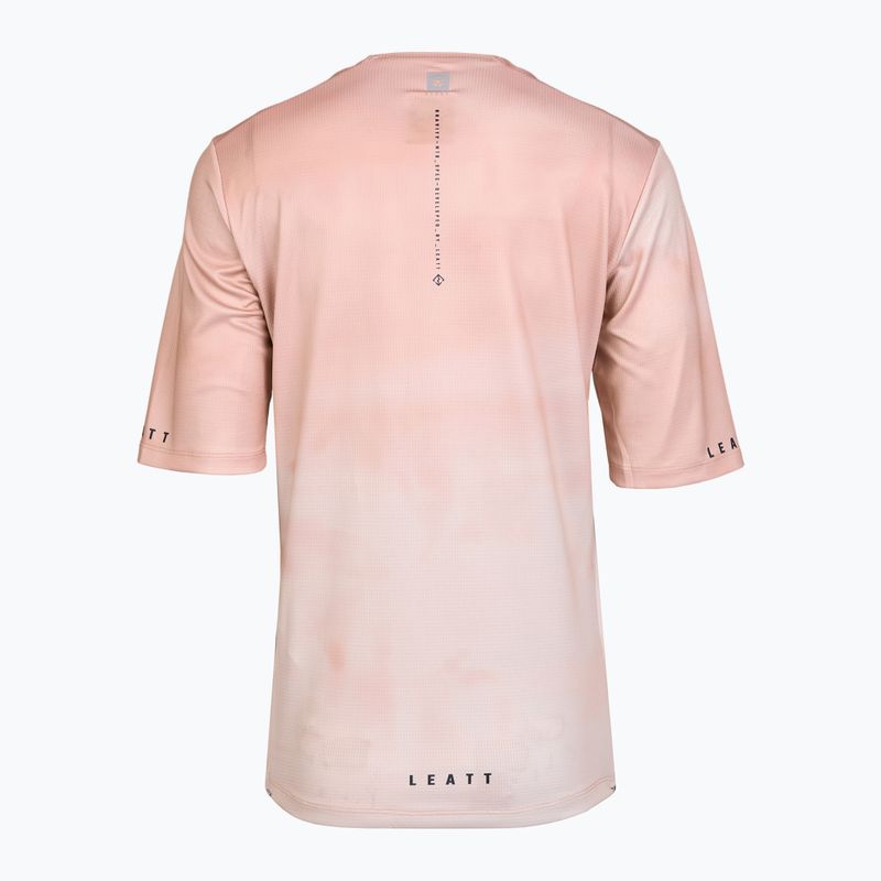 Tricou de ciclism pentru femei Leatt MTB Gravity 4.0 dusty pink 2