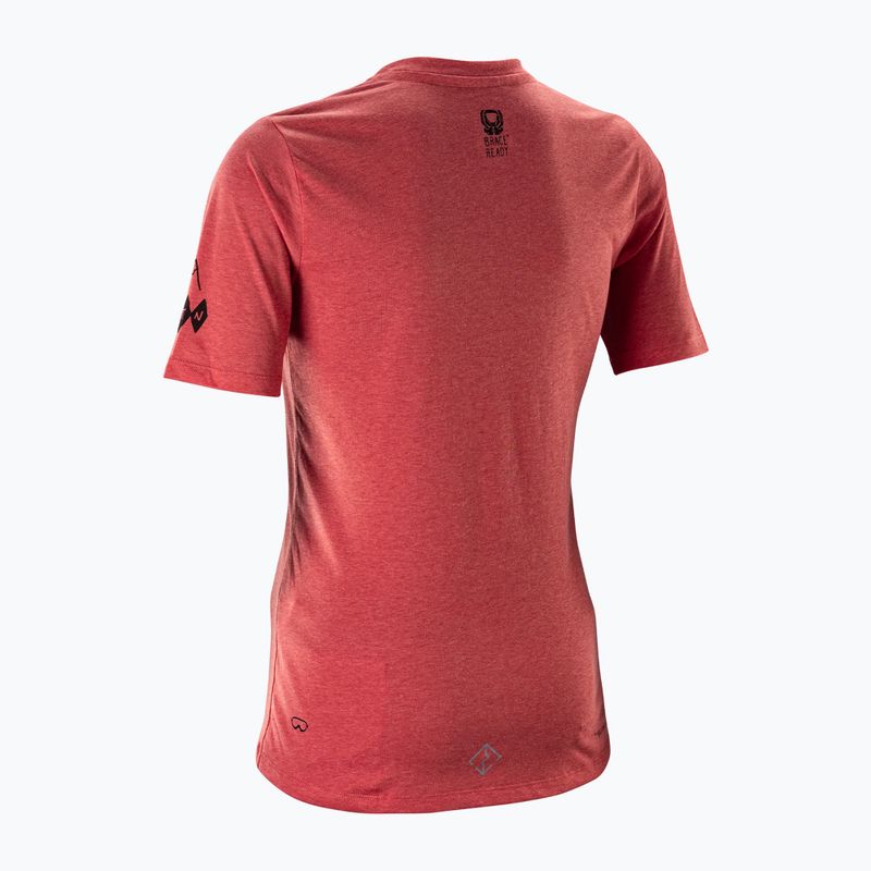 Tricou de ciclism pentru femei Leatt MTB Gravity 3.0 dusty red 2