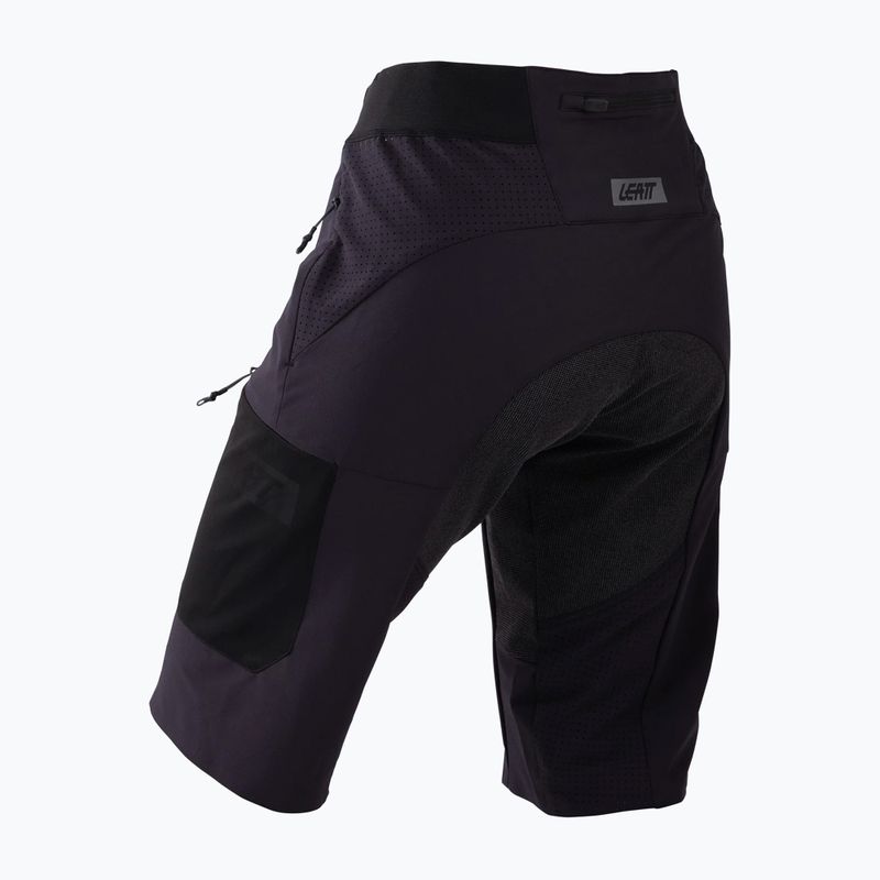 Pantaloni scurți de ciclism pentru femei Leatt MTB Gravity 2.0 ghost black 2