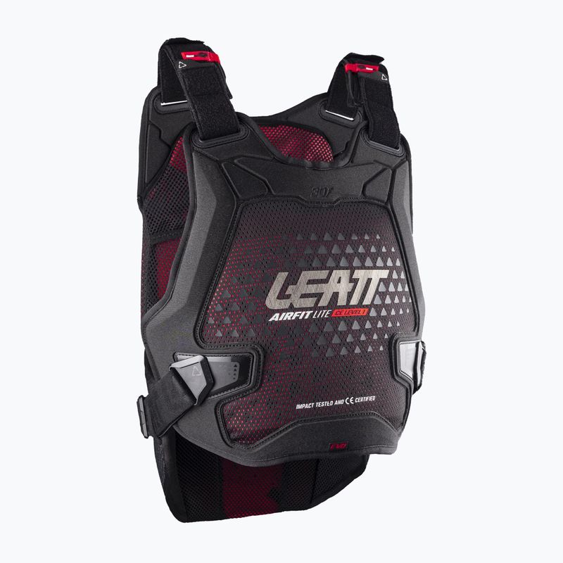 Armură de ciclism Leatt Chest Protector 3DF AirFit Evo Lite black 3