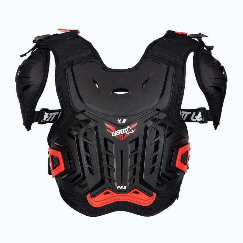 Protector de piept pentru copii Leatt 4.5 Pro negru-roșu 5017120130