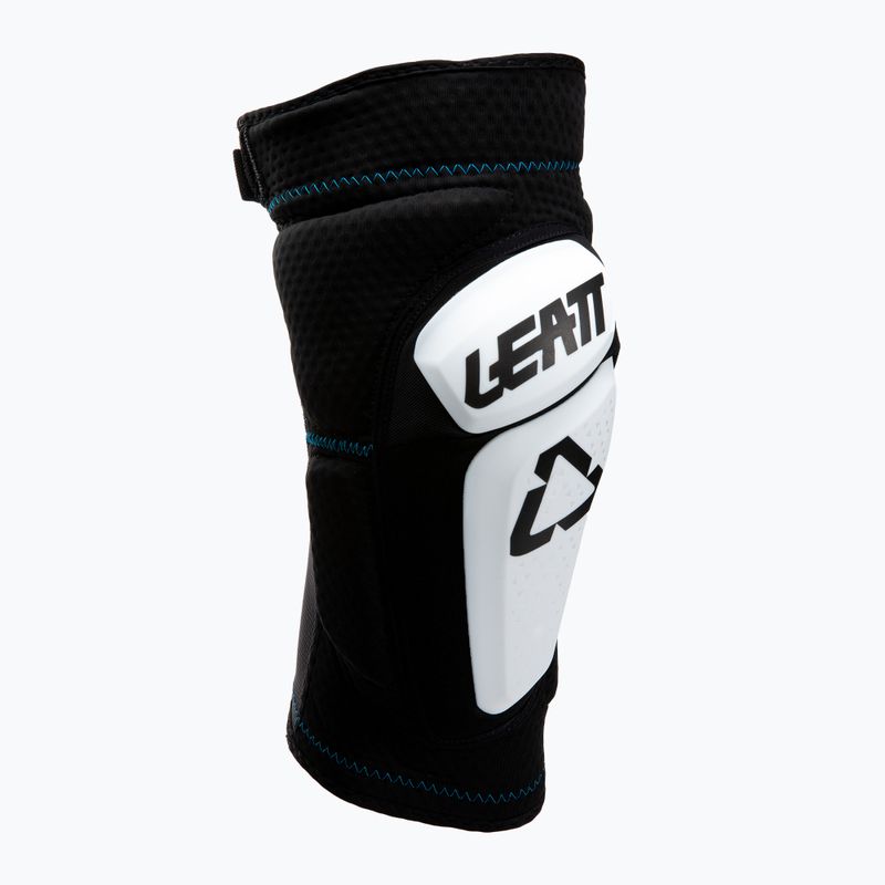 Leatt 3DF 6.0 protecții pentru genunchi negru și alb 5018400490