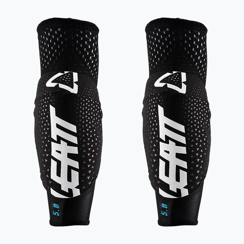 Protecții de cot de bicicletă pentru copii Leatt 3DF 5.0 Mini white/black
