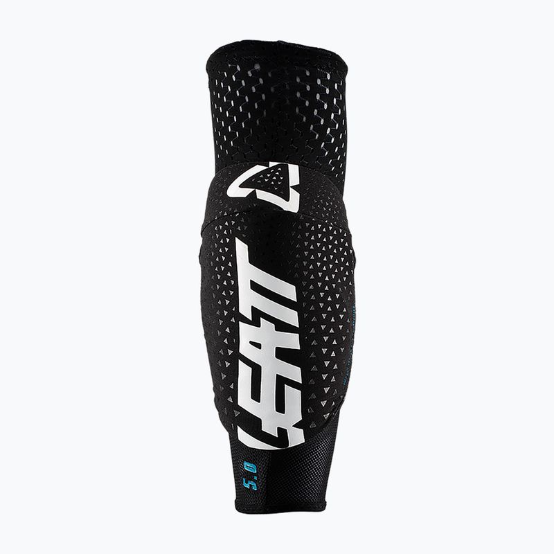Protecții de cot de bicicletă pentru copii Leatt 3DF 5.0 Mini white/black 3