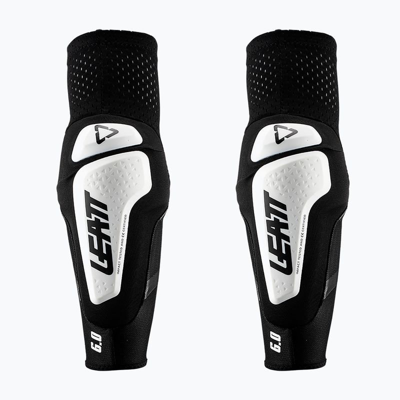 Protecții pentru coate de bicicletă Leatt 3DF 6.0 white/black