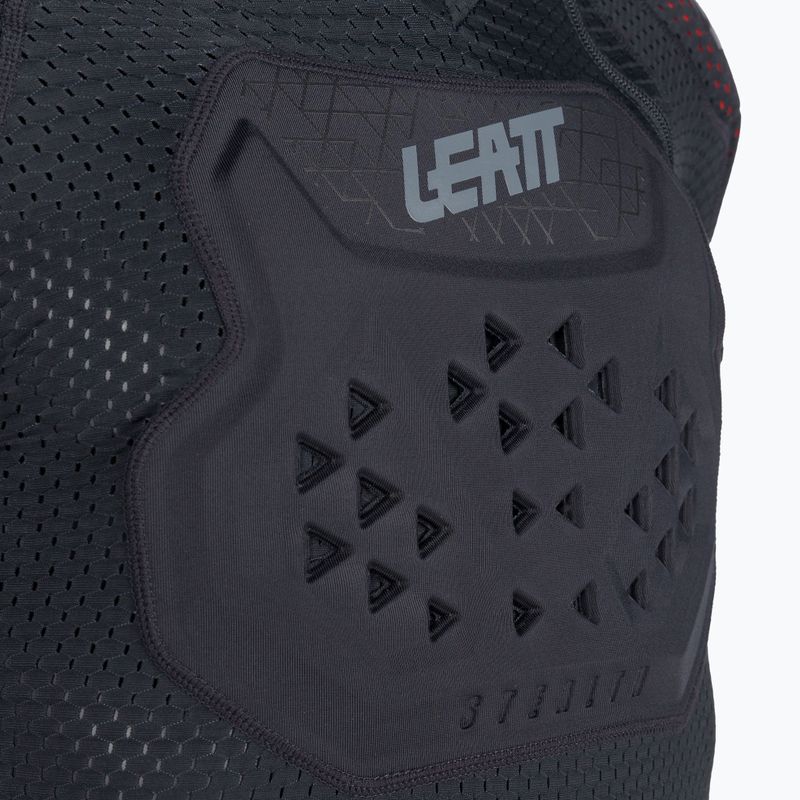 Tricou de ciclism cu apărători Leatt Airflex SS negru 5020004240 5