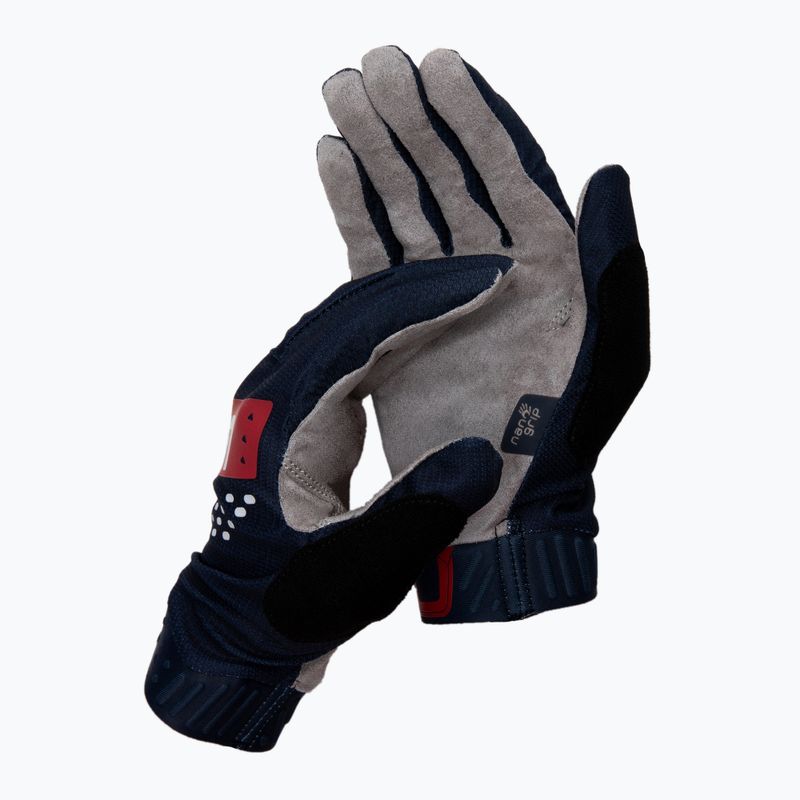 Leatt MTB 2.0 X-Flow mănuși de ciclism pentru bărbați albastru marin 6021080280