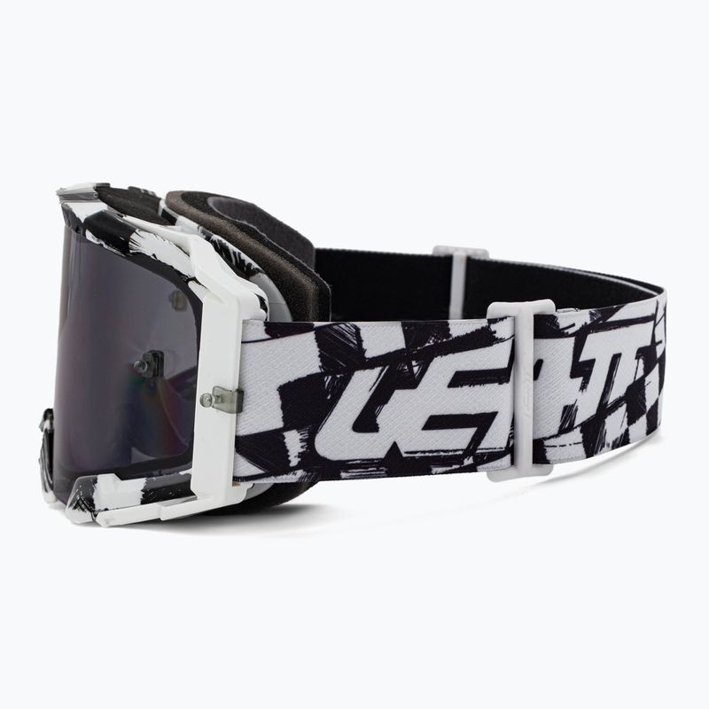 Ochelari de ciclism Leatt Velocity 5.5 alb și negru 8022010350 4