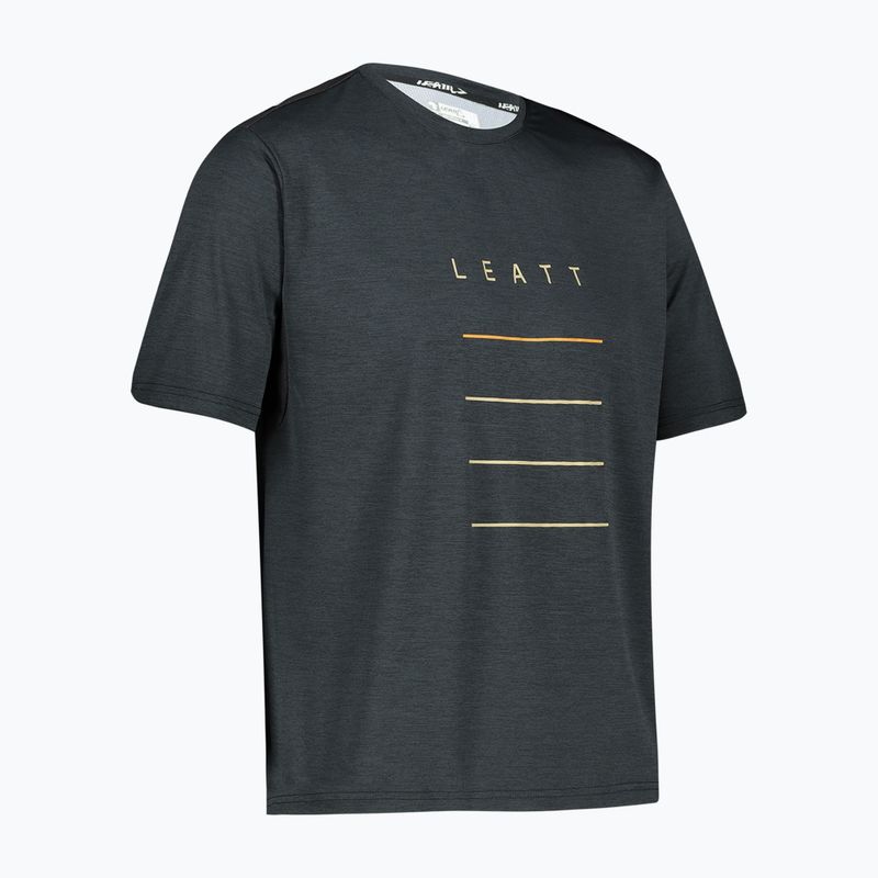 Leatt MTB Trail 1.0 tricou de ciclism pentru bărbați negru 5022080561