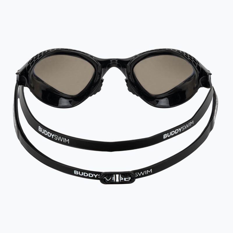 Ochelari de înot BuddySwim OzeanX Mirror black / blue 4