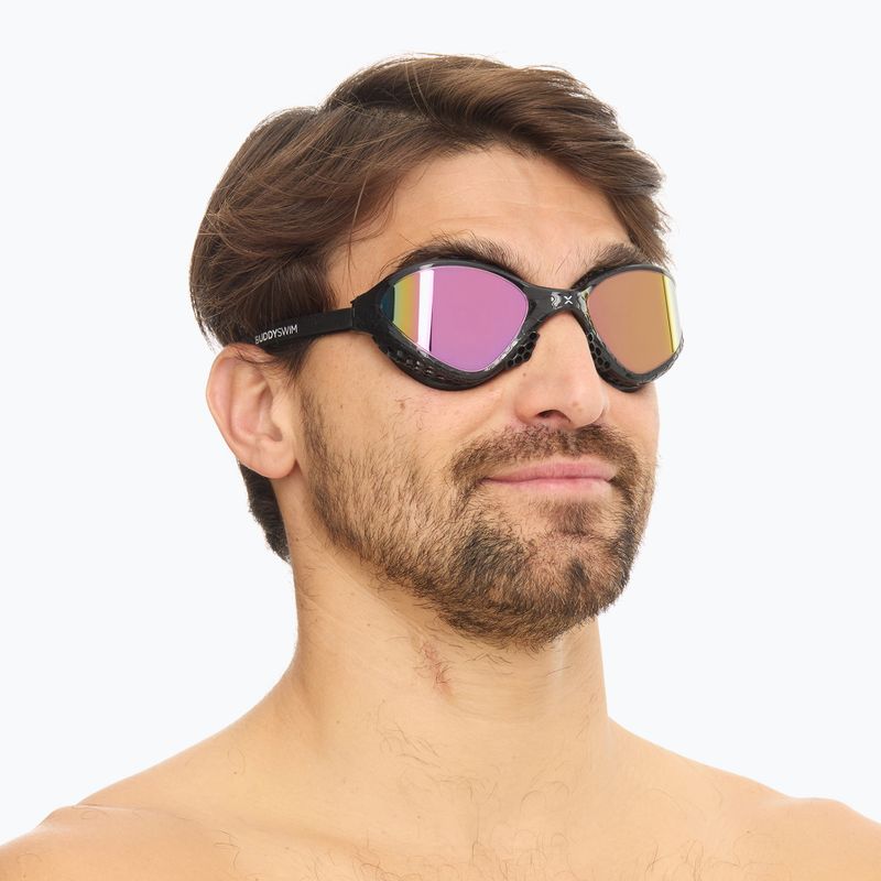 Ochelari de înot BuddySwim OzeanX Mirror black / iridium 3