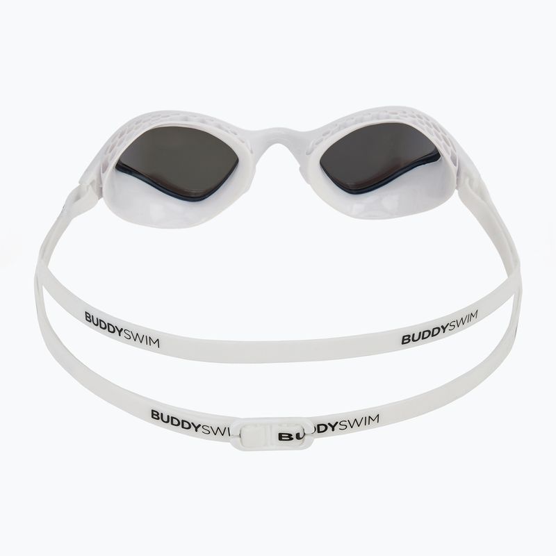 Ochelari de înot BuddySwim OzeanX Mirror white / silver 4