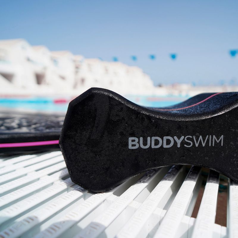 Placă de înot BuddySwim Pull Buoy black/pink 6
