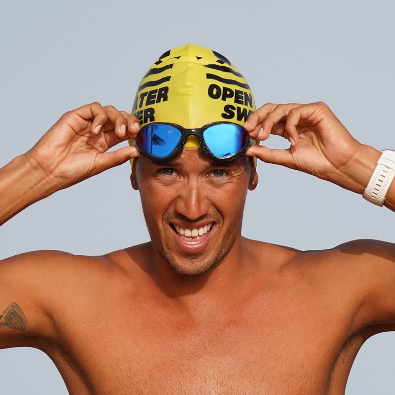 Cască de înot  BuddySwim OWS Silicone yellow 2